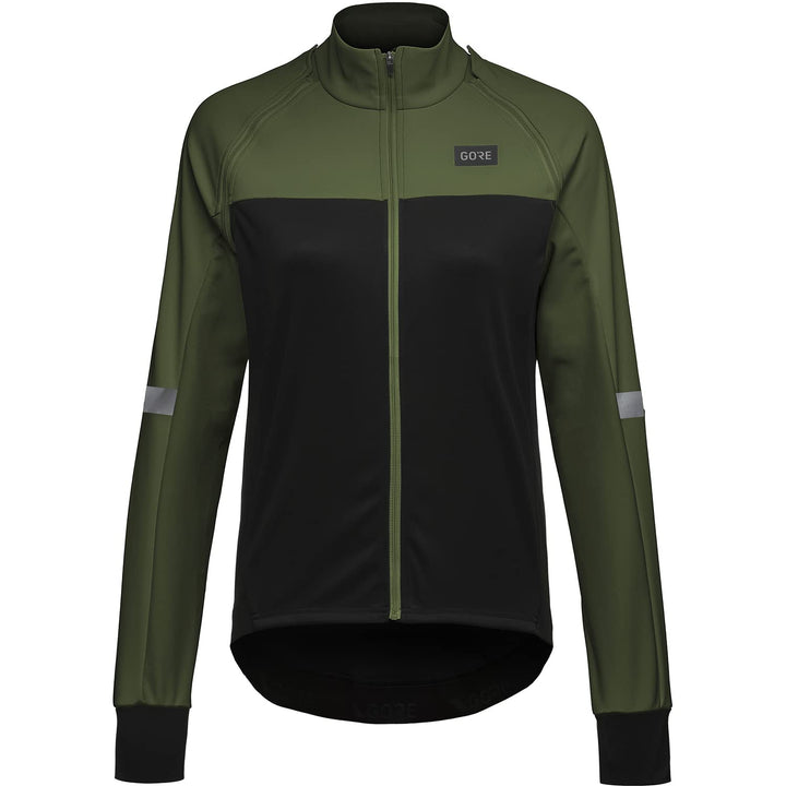 GORE WEAR Damen Phantom Jacke Damen Jacke 34 Black/Utility Green, 34 Black/Utility Green