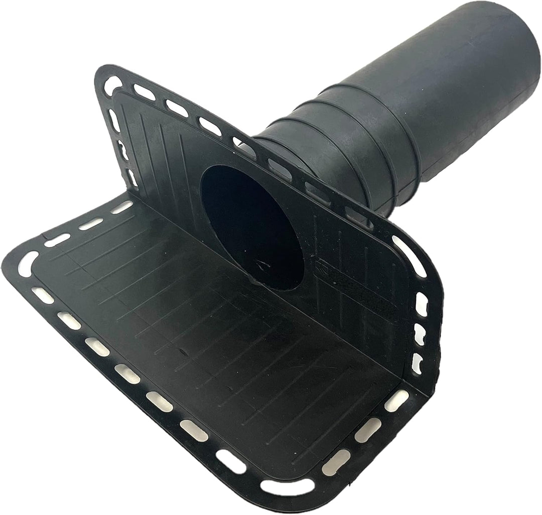 Attikaablauf, Winkelablauf, Bitumen-Flansch, Dachgully, Notentwässerung, Entwässerung, DN 50-100 (DN