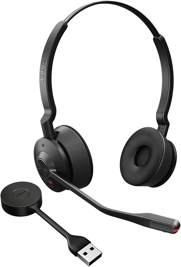 Engage 55 SE Convertible Headset UC mit Ohrbügel, Link 400a DECT Adapter USB-A, Engage 55 Deskstand,