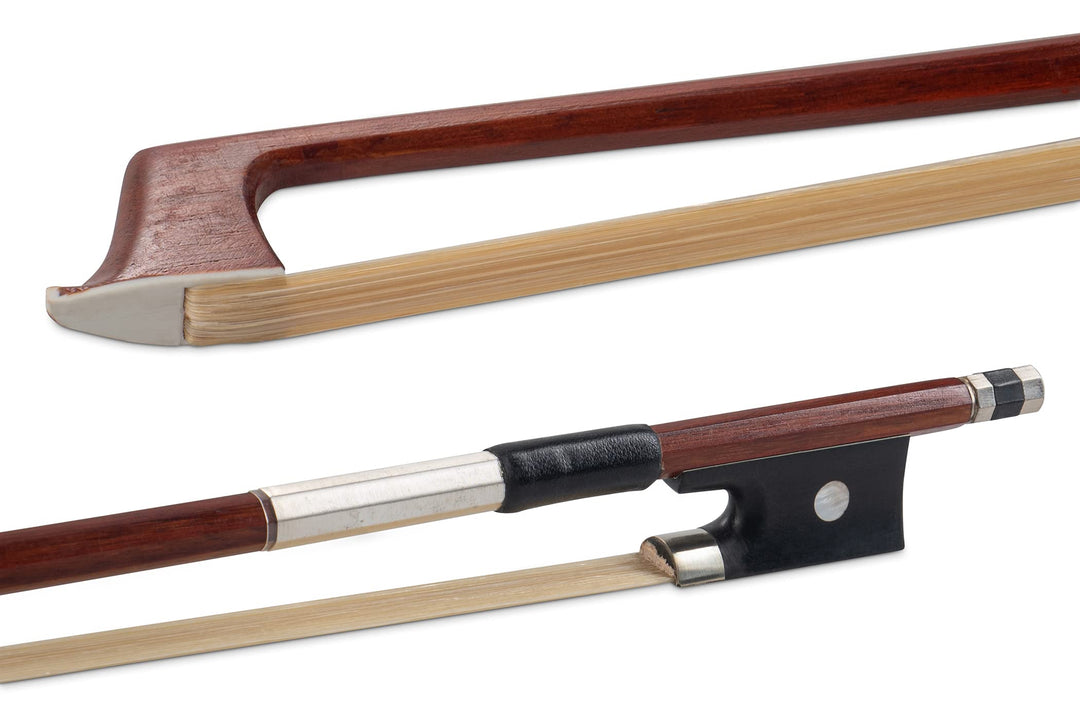 Gewa Violinbogen Massaranduba Schüler 1/4 Ebenholzfrosch, kantige Stange