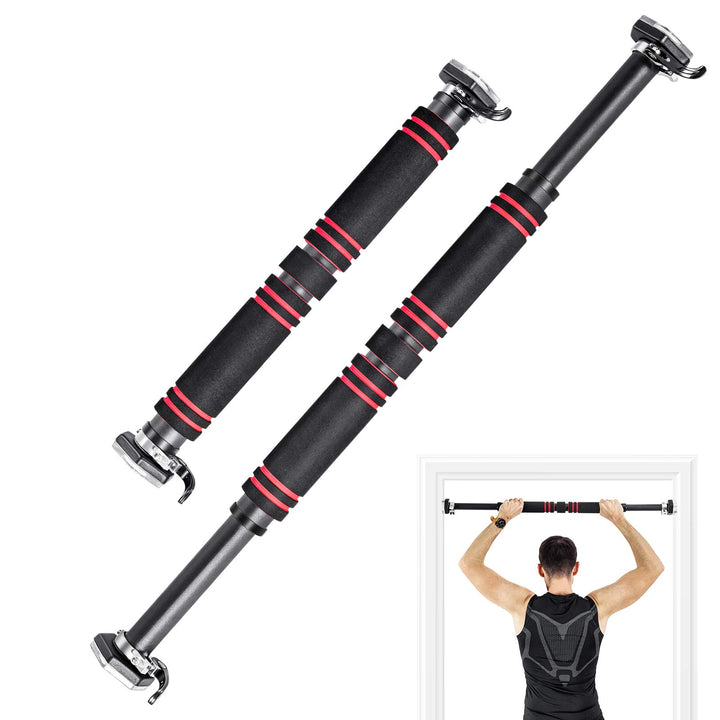 FANTASK Klimmzugstange ohne Schrauben, Reckstange für den Türrahmen bis 120KG, Türreck, Türstange 65