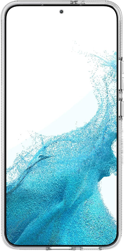 tech21 Evo Lite Clear für Samsung Galaxy S22 Plus - Transparente und schützende Handyhülle mit 2,4 m