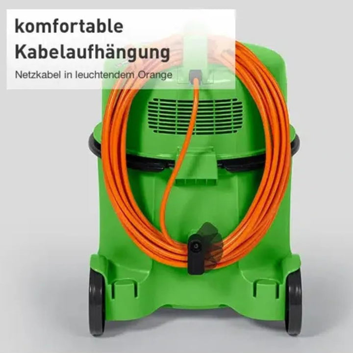 Hitachi CV-400 PRO Beutelloser Staubsauger Grün mit HEPA-Filter, Inkl. Zubehör