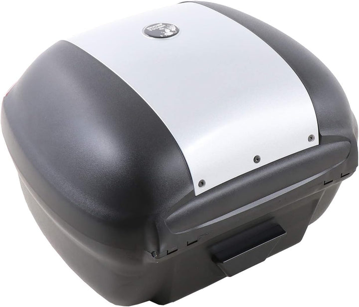H&B Motorradtopcase Topcase Journey 40 mit Adapterplatte schwarz/Silber, Unisex, Sommer