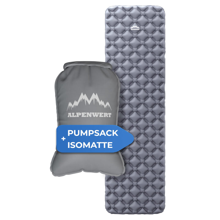 Isomatte Outdoor [Kleines Packmass & Ultraleicht] Luftmatratze perfekt für Camping, Wandern, Backpac
