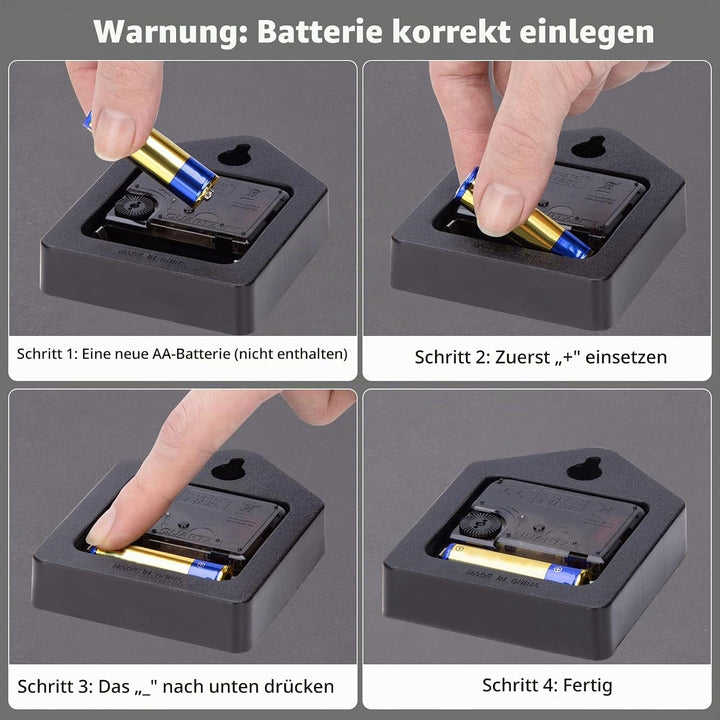 Wanduhr Ohne Tickgeräusche Lautlos Küchenuhr 30cm Quarz Gross Batterie Betriebene Wanduhr Einfach zu