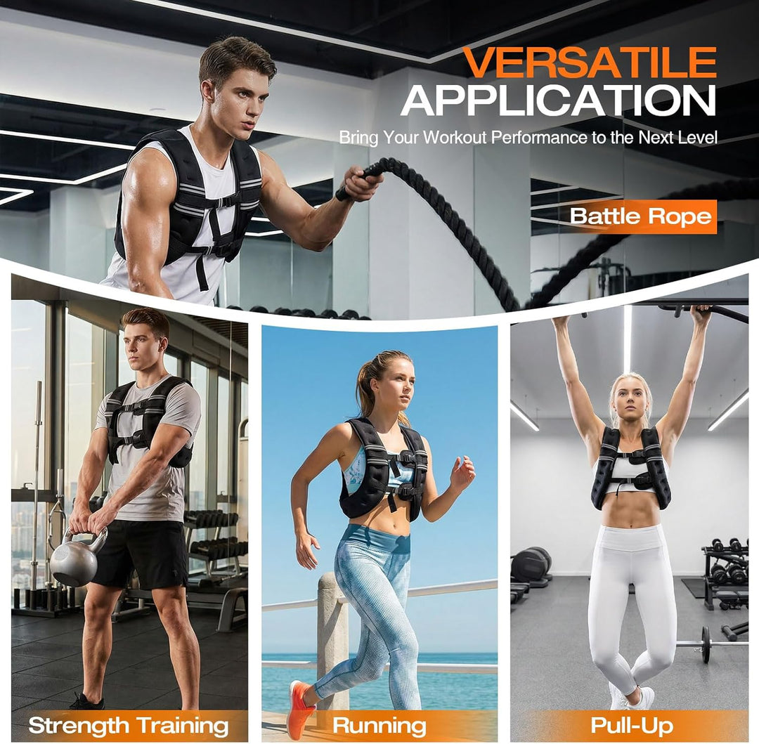 10 Stück Stahlplatten für Gewichtsweste, Krafttraining Gewicht splatten für Gewichtswesten Weighted