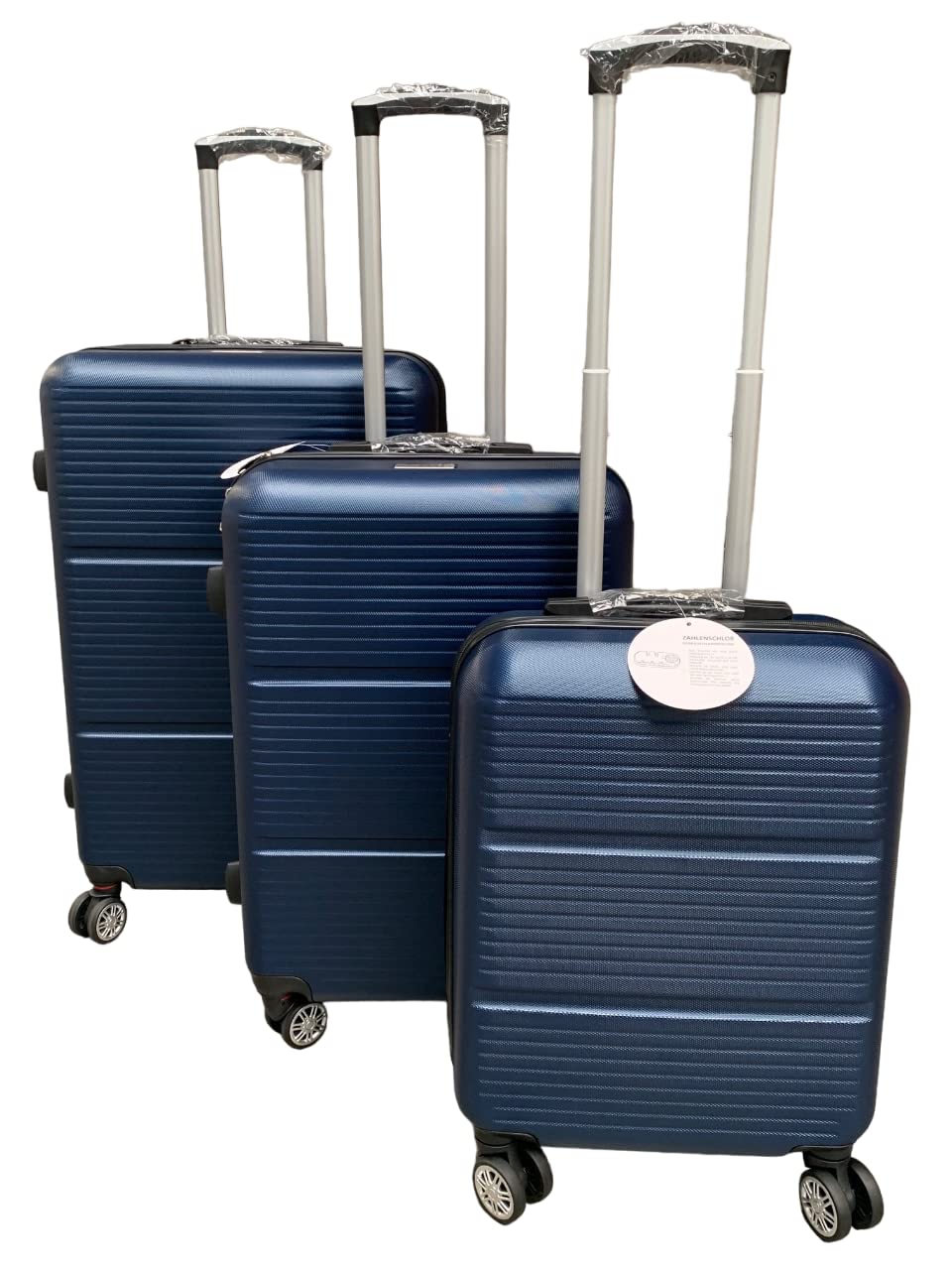 ito electronics Art-Land Koffer-Set, Small, Medium, Large Blau, Blau
