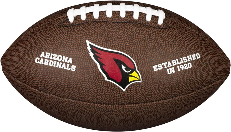 Wilson American Football NFL TEAM LOGO, Offizielle Grösse, Mischleder OFFICIAL Arizona Cardinals, OF