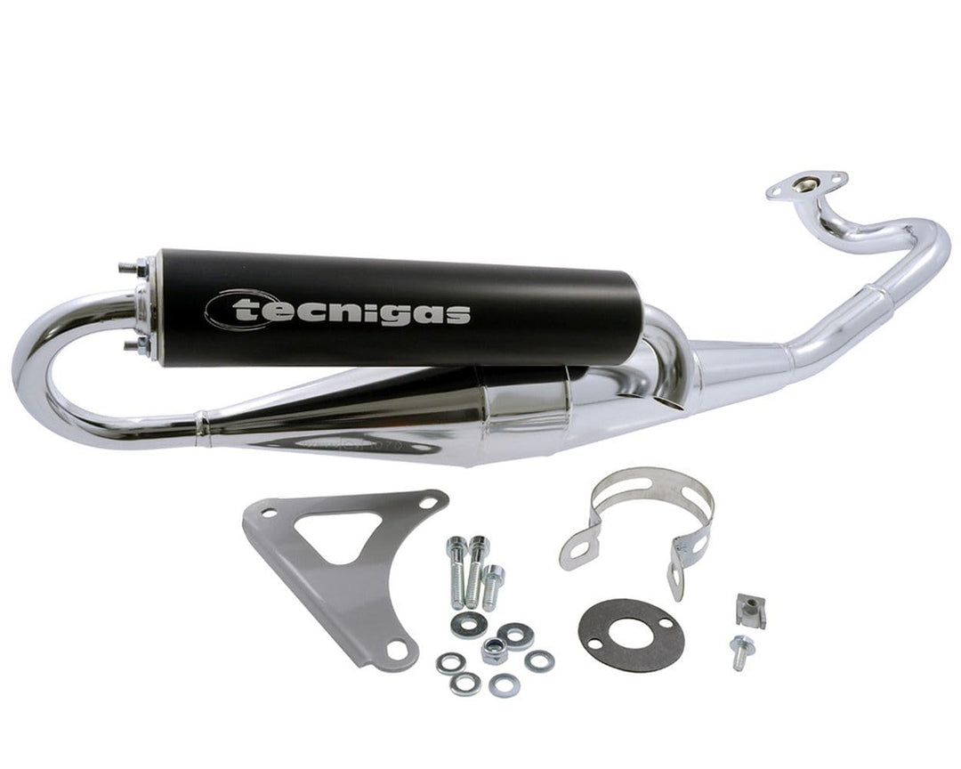 Auspuff TECNIGAS Next-R Chrom kompatibel für PEUGEOT Speedfight 3 50 LC (2-Takt) Typ:F1, Speedfight