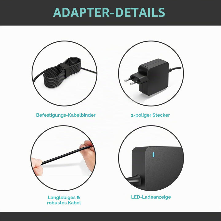 Superer Typ USB-C Ladegerät Passend für Asus Chromebook C423 C423N C423NA C523 C434 C434T C434TA C43