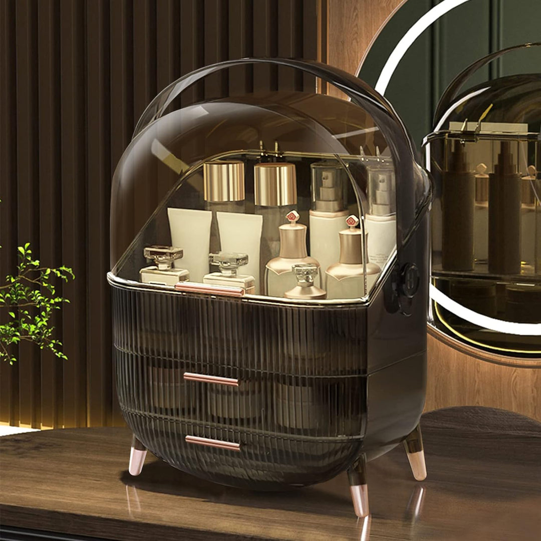 Galatée Retro Serie 180°Drehbar Tragbare Make Up Organizer Kosmetikbox Kosmetische Aufbewahrungs Box