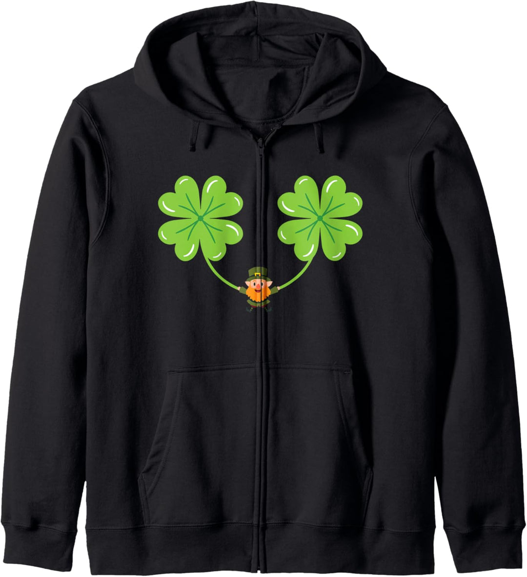 Kleeblatt BH I Damen I Witziges St. Patricks Day Kapuzenjacke