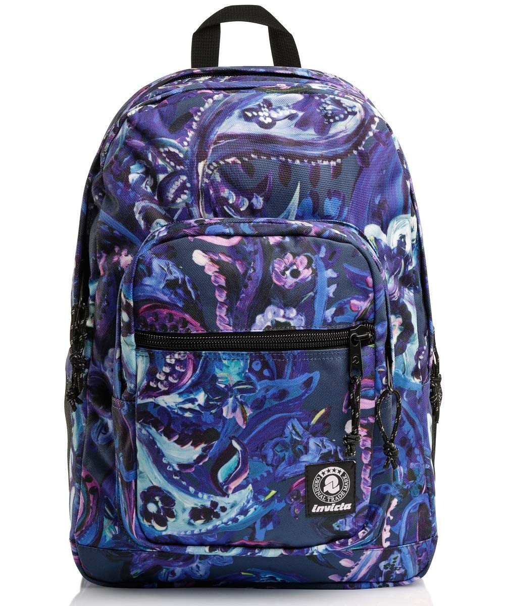 Invicta Rucksack aus nachhaltigem Stoff, Backpack mit Trinkflaschenfach, Laptopfach, Extra Platz - 3