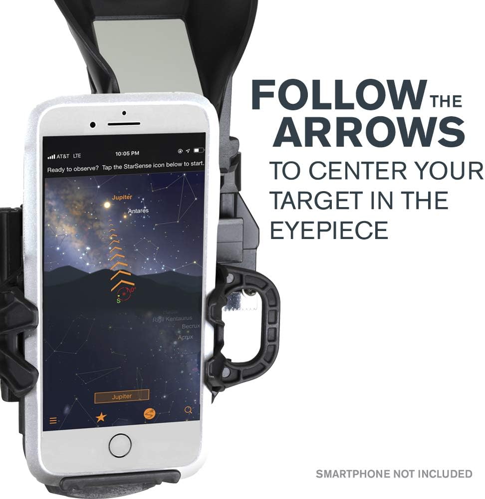 Celestron 22461 StarSense Explore DX 130 Newtonsches Spiegelteleskop mit Smartphone-App-fähiger Tech