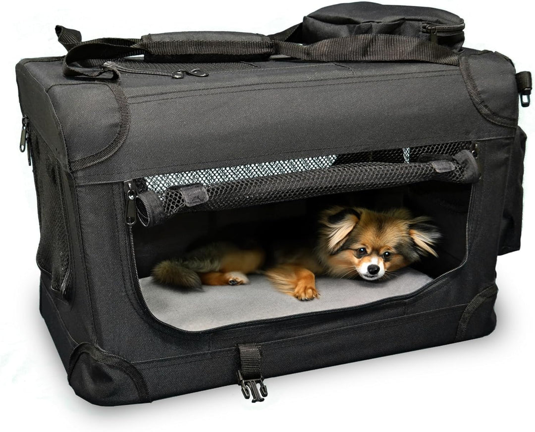 Transporttasche Hundebox Hundetransportbox faltbar Hundetasche Transportbox für Haustiere, Hunde und