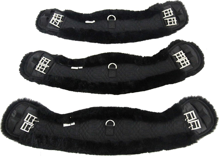 Merauno® Lammwolle Mondgurt Sattelgurt, Kurzgurt Dressurgurt, aus Qualitäts Merino Lammwolle, spezie
