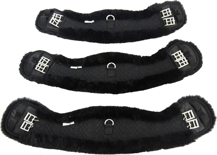 Merauno® Lammwolle Mondgurt Sattelgurt, Kurzgurt Dressurgurt, aus Qualitäts Merino Lammwolle, spezie