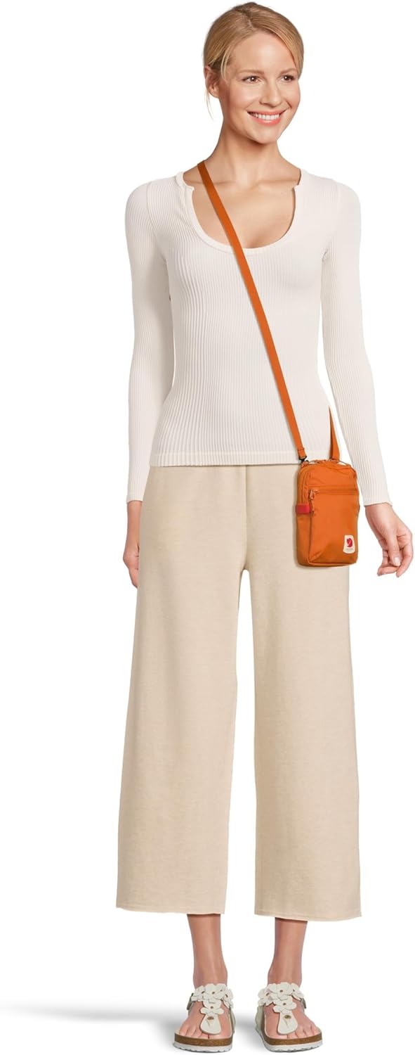 Fjällräven Unisex High Coast Pocket Umhängetasche (1er Pack) Einheitsgrösse Sonnenuntergangsorange,