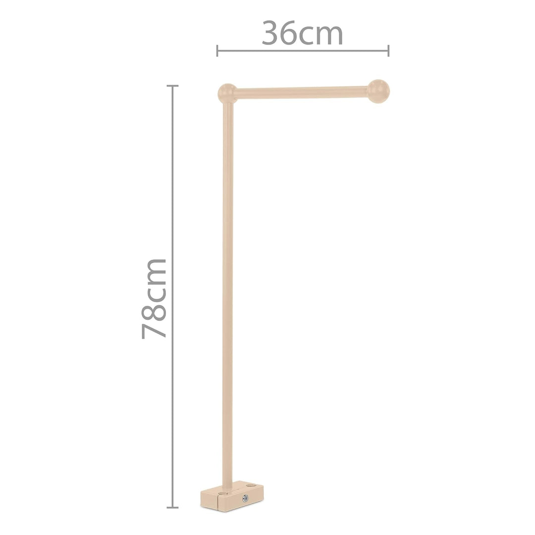 babybay Mobilehalterung passend für alle Modelle mit Rundstäben, beige lackiert, beige lackiert