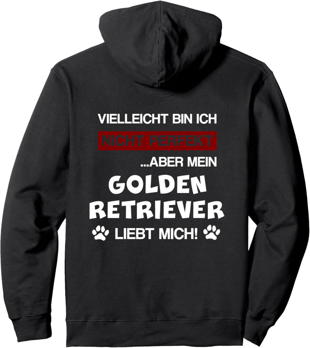 Golden Retriever Hund Goldie Rasse Spruch Hundemama Geschenk Pullover Hoodie