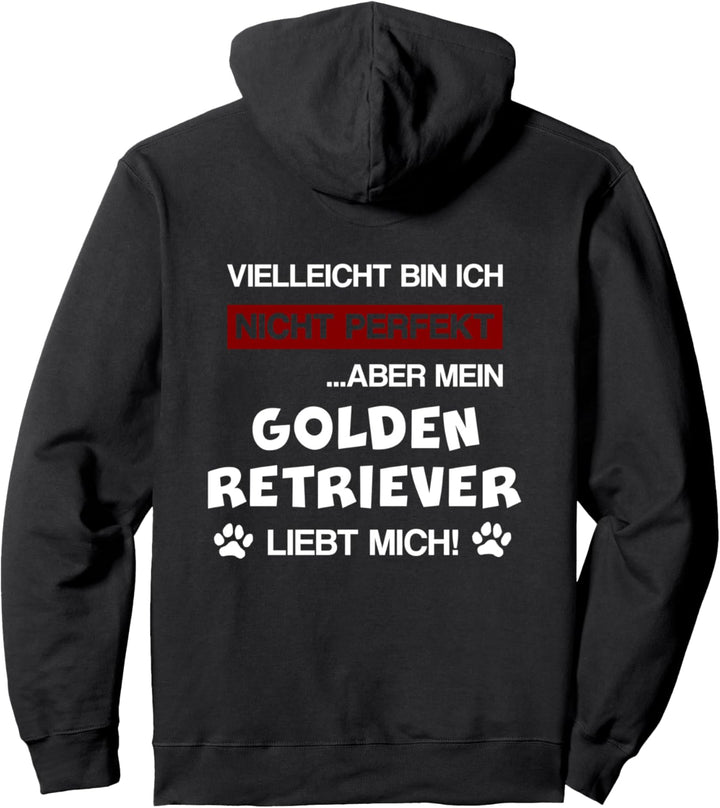 Golden Retriever Hund Goldie Rasse Spruch Hundemama Geschenk Pullover Hoodie
