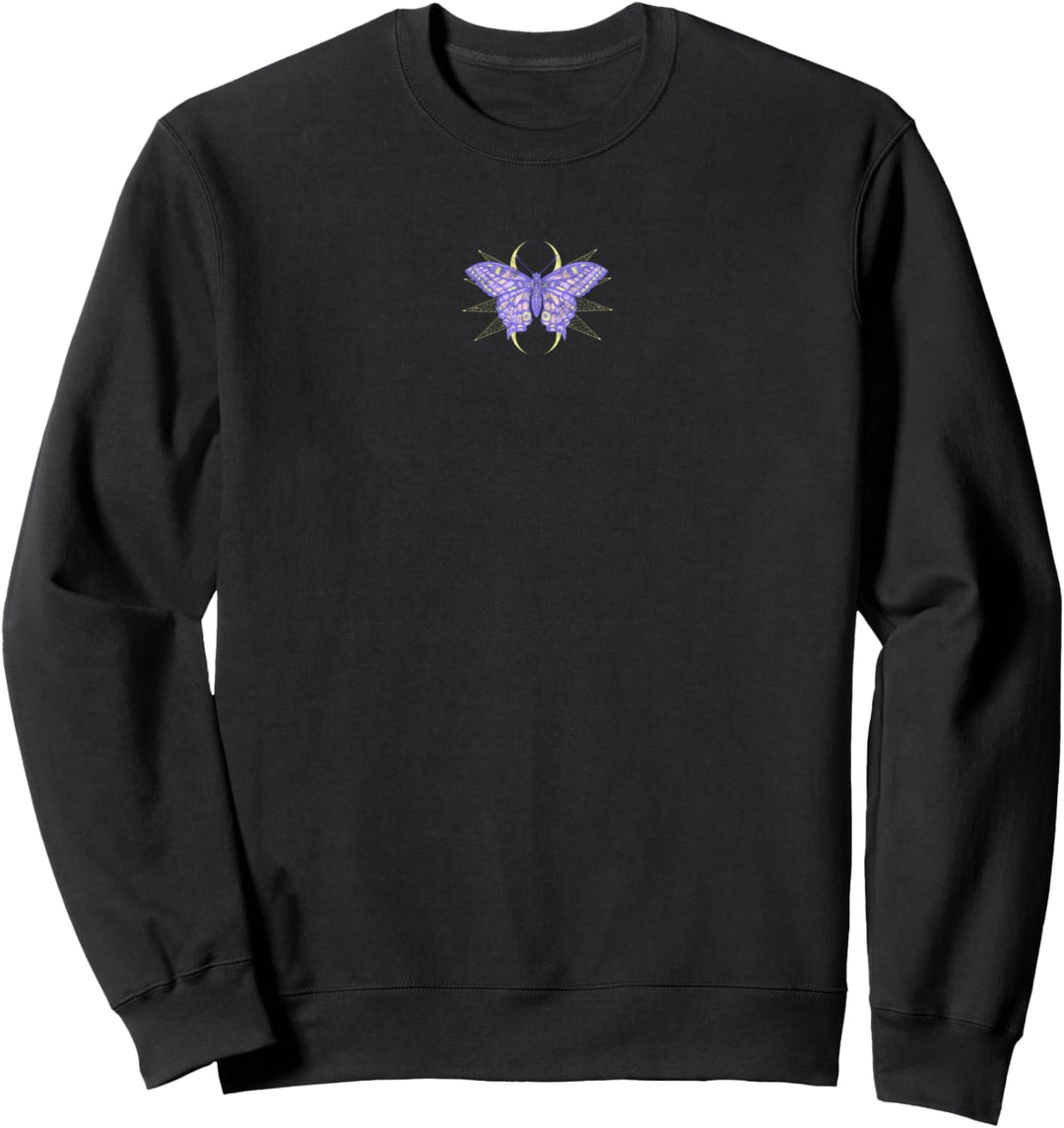 Celestial Butterfly Tarot Card Front & Back Sweatshirt
