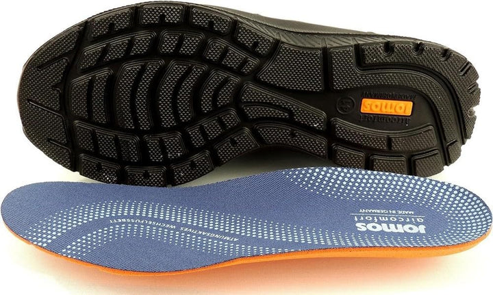 Jomos Herren Confidence Slipper 43 EU Weit Schwarz, 43 EU Weit Schwarz