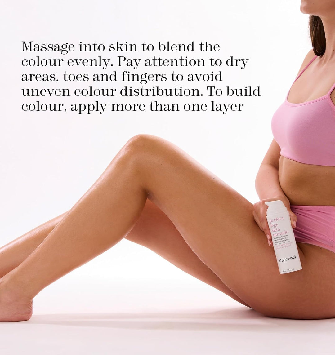 This Works Perfect Legs Skin Miracle, 150 ml — Multivitamin-angereichertes getöntes Serum für alle H
