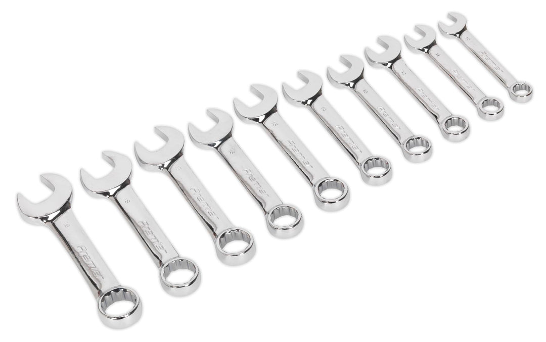 SEALEY ak633 Ringmaulschlüssel-Set 10 Stubby Metrisches