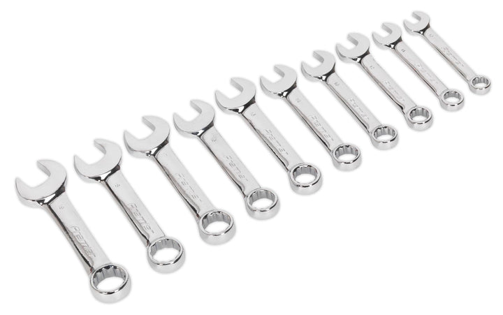 SEALEY ak633 Ringmaulschlüssel-Set 10 Stubby Metrisches