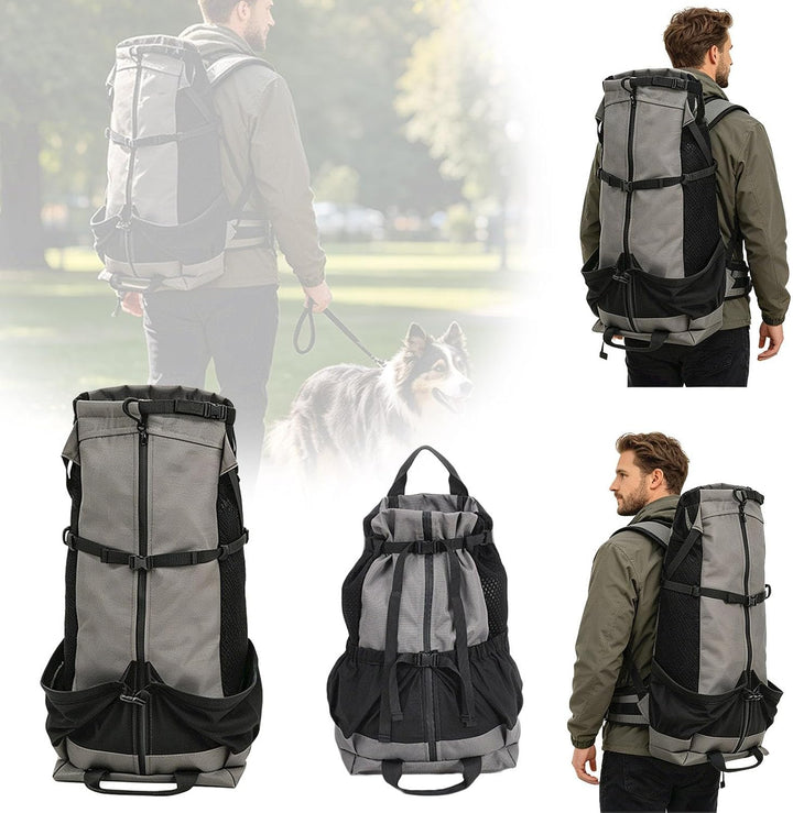 2026 Hundetransportrucksack, Transportrucksäcke für Hunde, grosse Kapazität | Klemmsichere Rucksäcke
