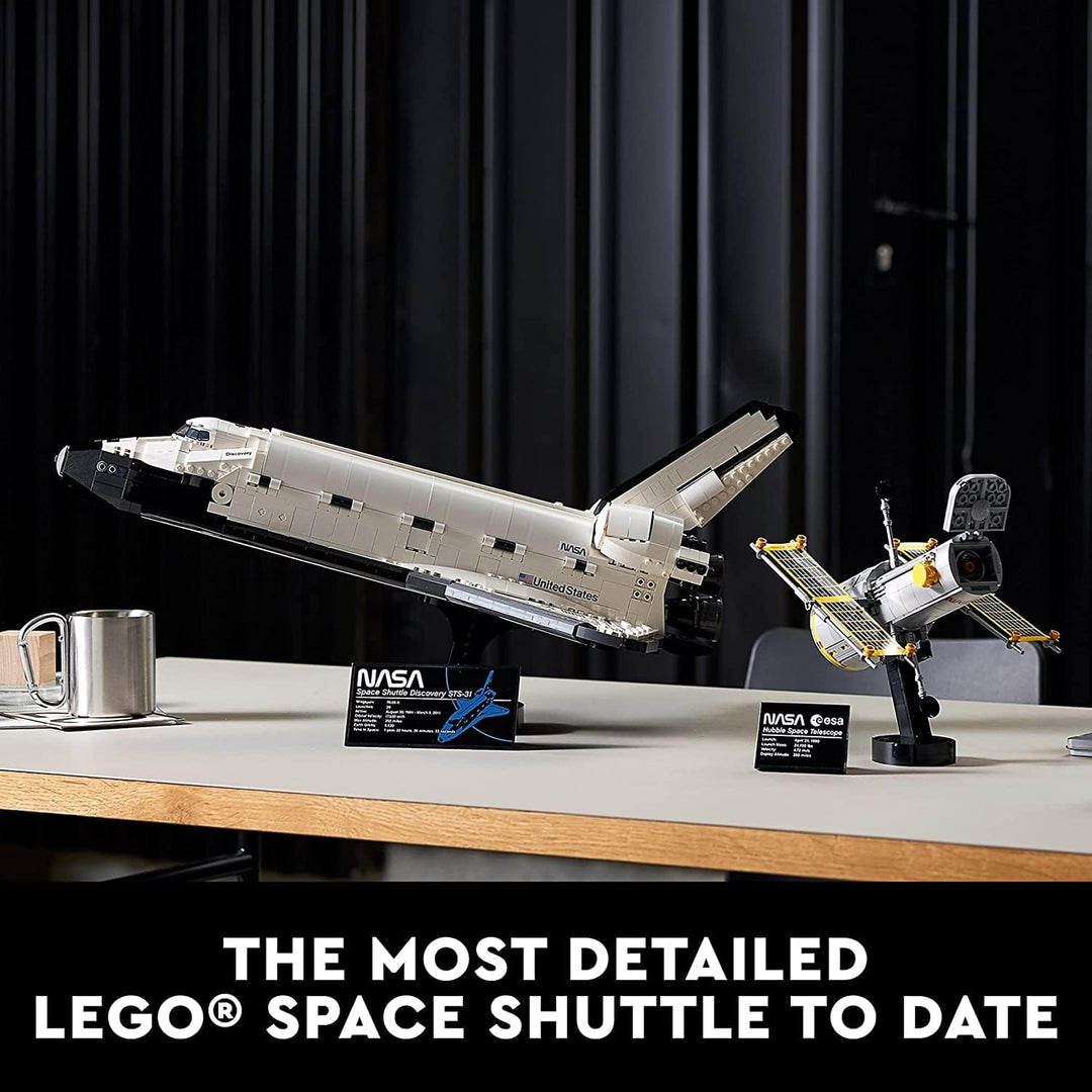 LEGO Icons NASA-Spaceshuttle "Discovery" Raumschiff, Rakete, Set für Erwachsene 10283 Single, Single