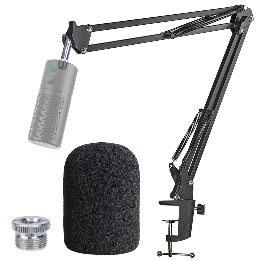 Razer Seiren X Mikrofonarm mit Popschutz - Gelenkarm mit Windschutz kompatibel mit Razer Seiren X US
