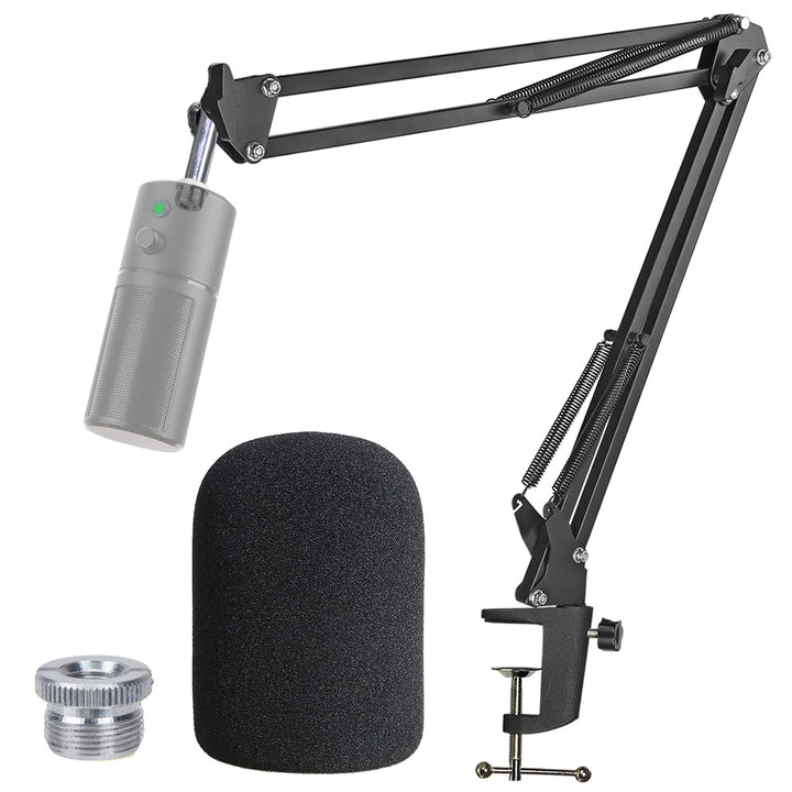 Razer Seiren X Mikrofonarm mit Popschutz - Gelenkarm mit Windschutz kompatibel mit Razer Seiren X US