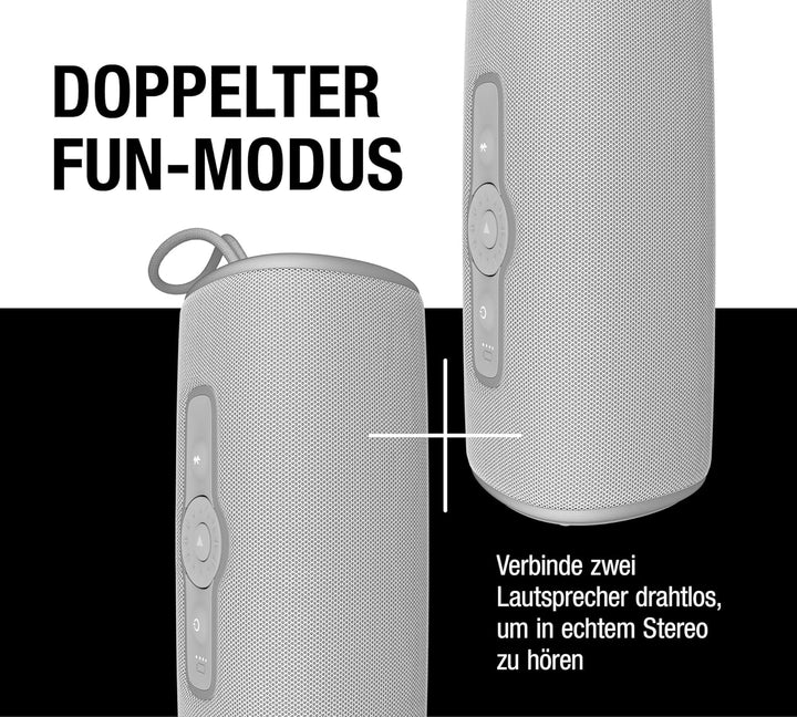 Fresh 'n Rebel Bold M2, Bluetooth Lautsprecher mit 24 Uhr spielzeit, Wasserdichter (IP67) Tragbarer