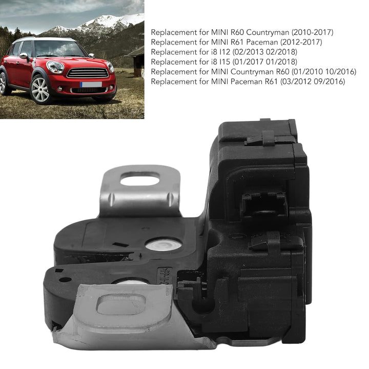 Heckklappenschloss, Auto-Heckklappen-Kofferraumschloss-Betätigungsriegel 51249802312 Ersatz für MINI