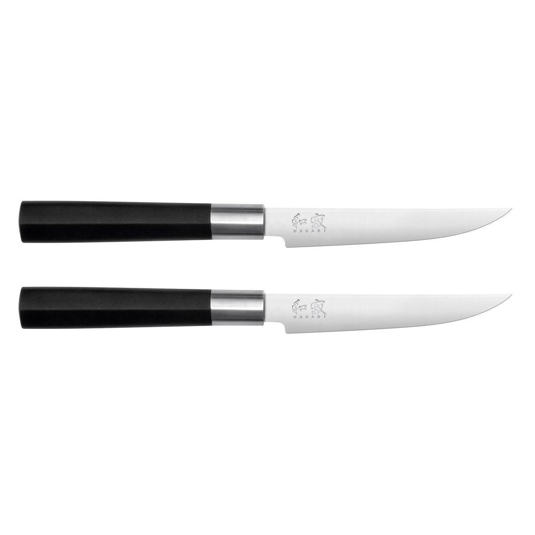 KAI Wasabi Black Wasabi Black Set, Inhalt: 2 x Steakmesser 6711S , 67S-400
