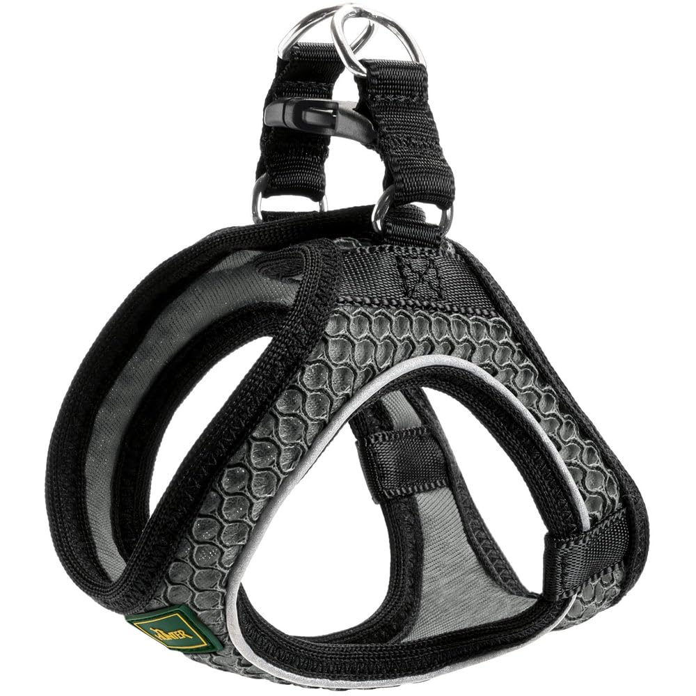 HUNTER Hundegeschirr HILO COMFORT, Farbe: anthrazit, Easy Step-In Geschirr für kleine bis mittlere H