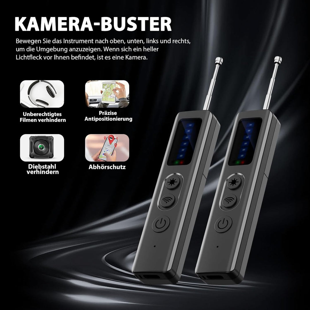 Wanzen Detektor Versteckte Kamera Finder Wanzenfinder Anti Spy Anti-Aufnahme Detektoren RF Signal Bu