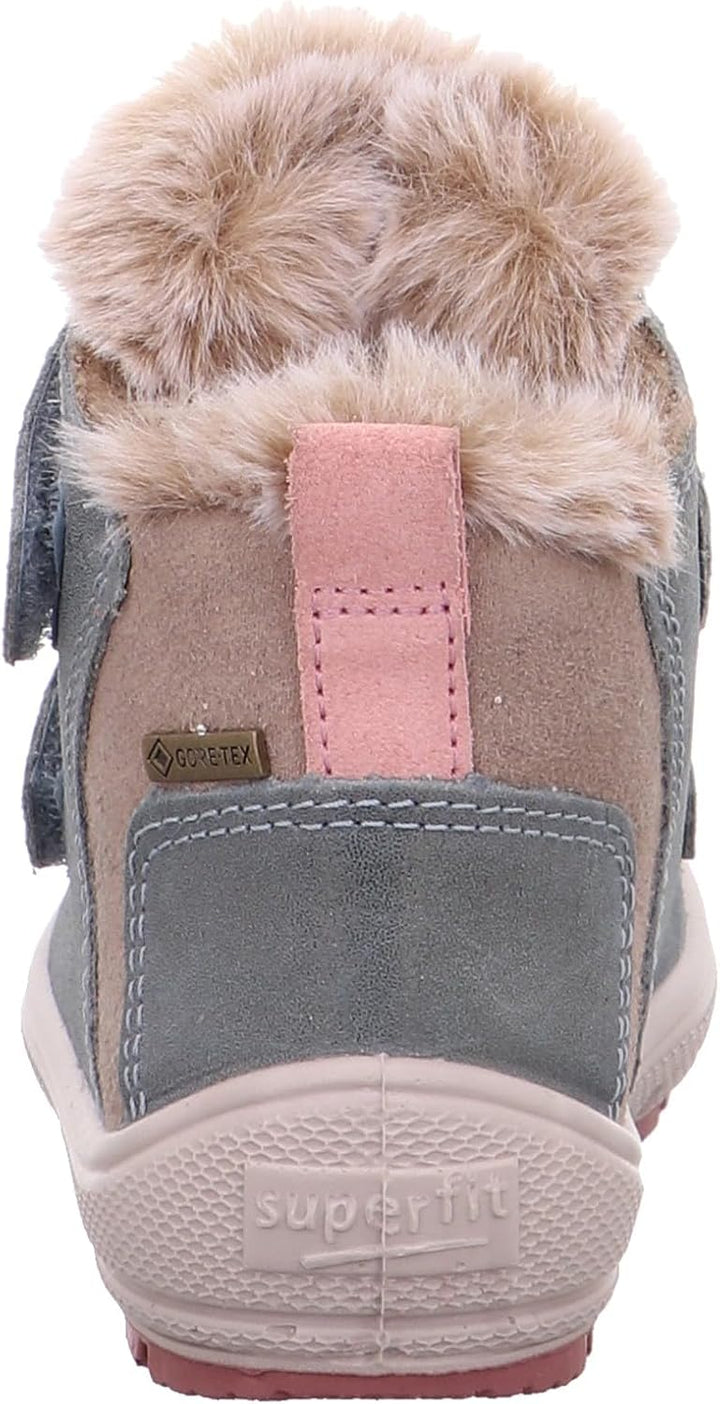 Superfit Mädchen Groovy Schneestiefel 24 EU Hellgrün Beige 7500, 24 EU Hellgrün Beige 7500