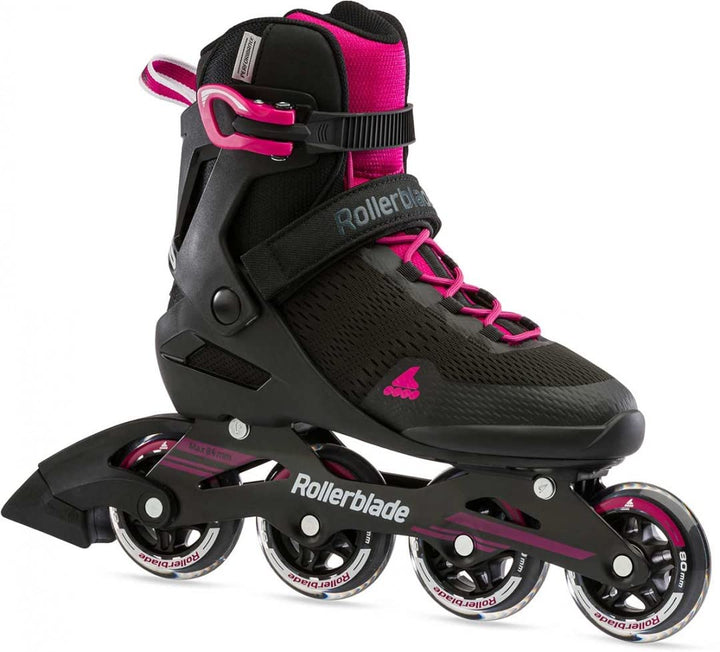 Rollerblade Damen Sirio 80 Inlineskate 235 Black/Raspberry, 235 Black/Raspberry
