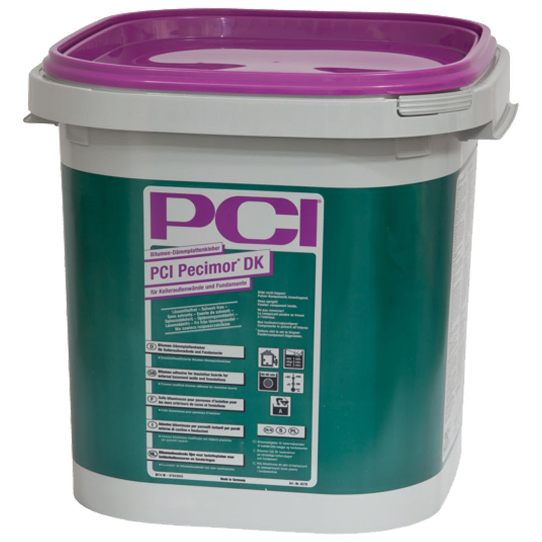 PCI Pecimor DK 28kg Bitumen-Dämmplattenkleber für Kelleraussenwände und Fundamente