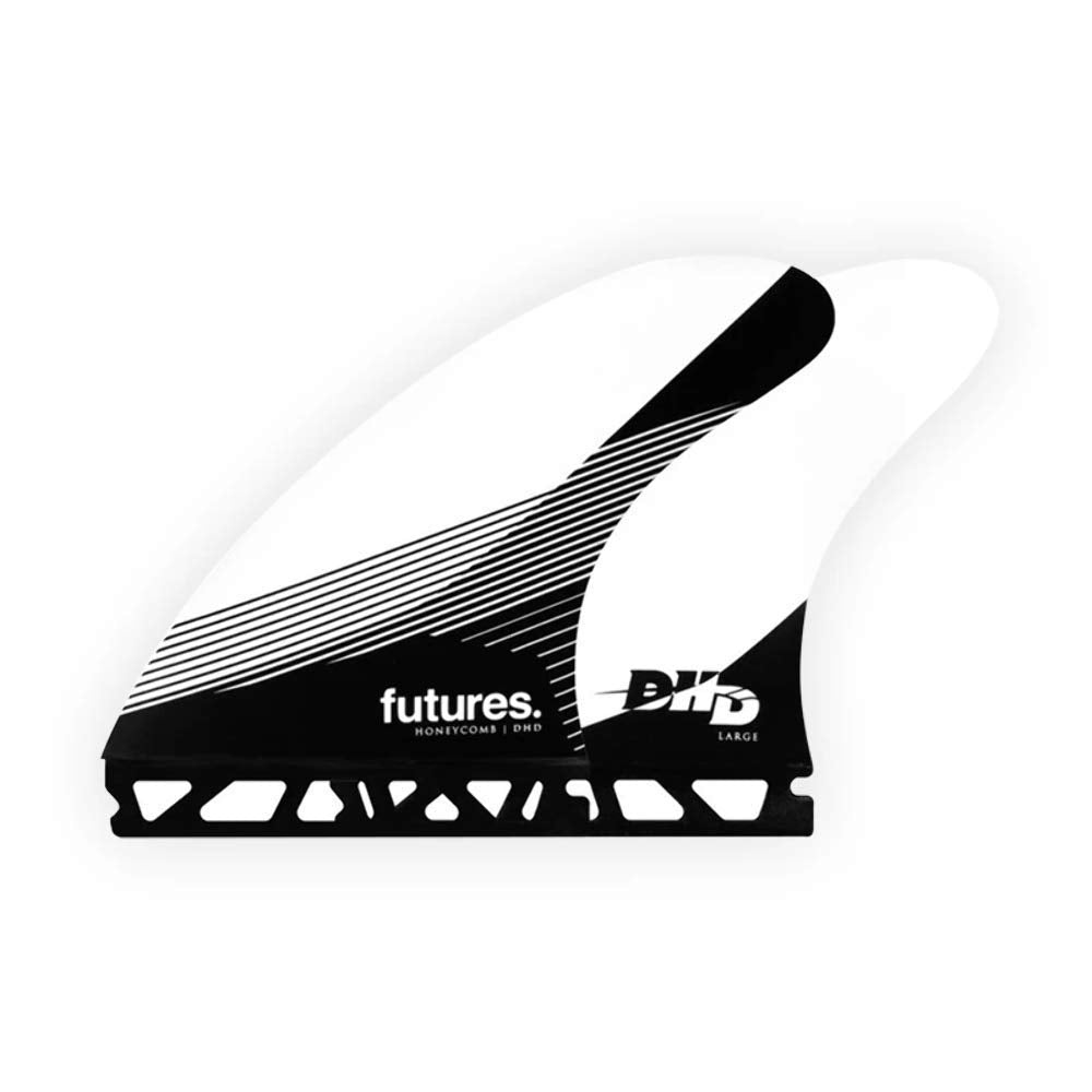 Futures DHD Honeycomb Thruster Fin Black White L, Black White L