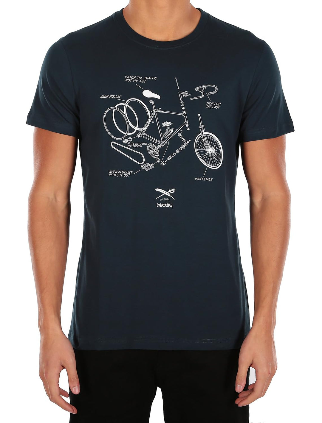 IRIEDAILY Bikeplosion Tee [Dark Orion] L
