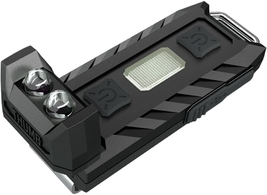 Nitecore THUMB UV - 45 Lumen, über USB aufladbar, Lampenkopf verstellbar, UV-Licht