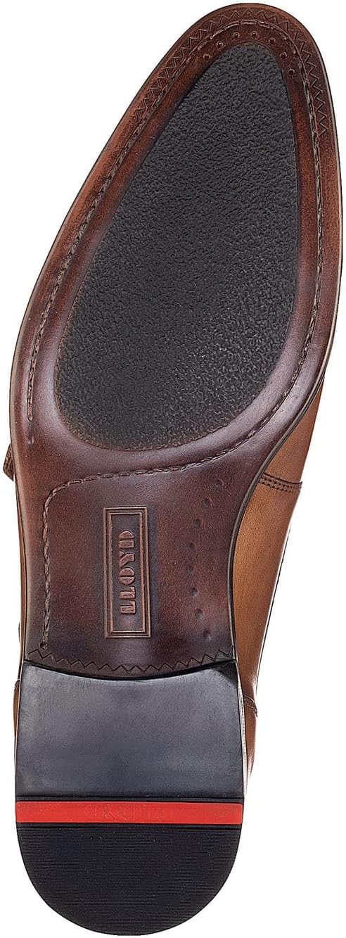 LLOYD Herren Slipper Mailand, Männer Businessschuhe,lose Einlage,Normalweit 38 EU Cognac, 38 EU Cogn