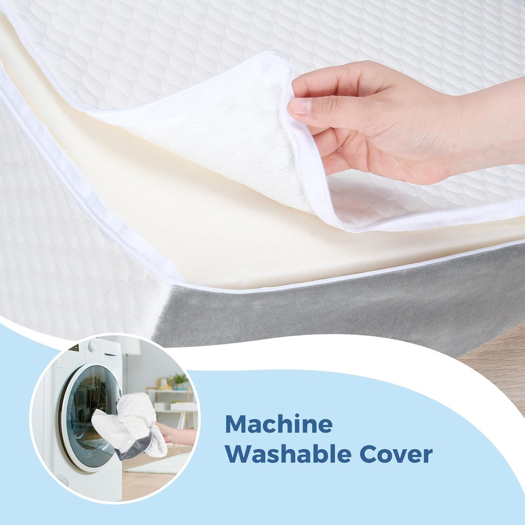 Vielseitig Keilkissen für Bett und Sofa-Hochdichteschaum Lesekissen-Ergonomischer Bettkeil für Reflu