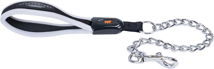 Ferplast Anti-Biss-Hundeleine aus Metall ERGOCOMFORT Metal, ergonomischer Griff, weiche Polsterung,