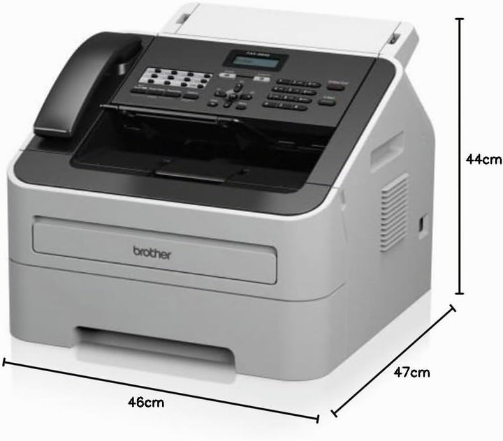 Brother FAX2845G1 Multifunktionsgerät (Fax, Kopierer, 300x600 DPI) schwarz/weiss Laserfax+Telefon, L